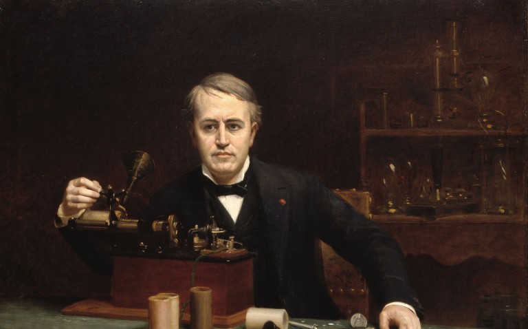 What was Thomas Alva Edison afraid of?